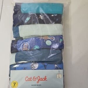 Cat & Jack Space-Themed Boxer Briefs Set/7 pack
